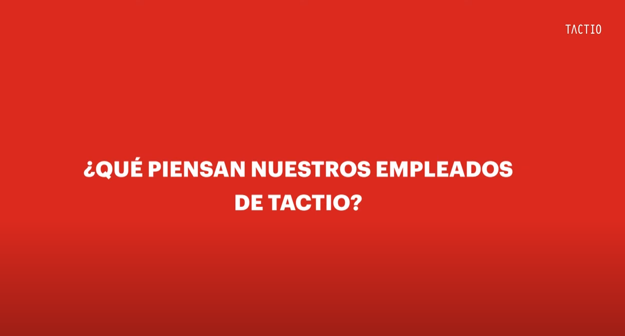 Qué opinan sus empleados de Tactio