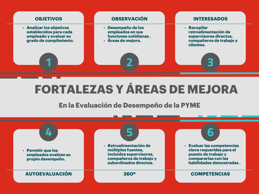 Fortalezas y Áreas de Mejora en la Evaluación de Desempeño en la pyme